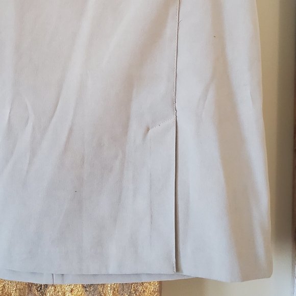 H&M Women's Tan Split Hem Mini Skirt SZ 10 - Picture 6 of 8